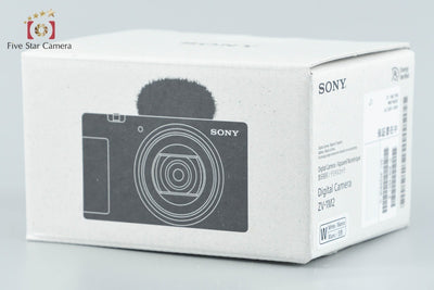 【中古】SONY ソニー VLOGCAM ZV-1M2G シューティンググリップキット ホワイト 元箱付き