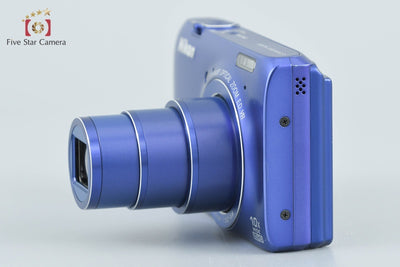 【中古】Nikon ニコン COOLPIX S6300 スタイリッシュブルー コンパクトデジタルカメラ