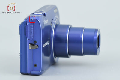 【中古】Nikon ニコン COOLPIX S6300 スタイリッシュブルー コンパクトデジタルカメラ