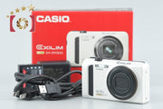 【中古】CASIO カシオ HIGH SPEED EXILIM EX-ZR300 ホワイト コンパクトデジタルカメラ 元箱付き