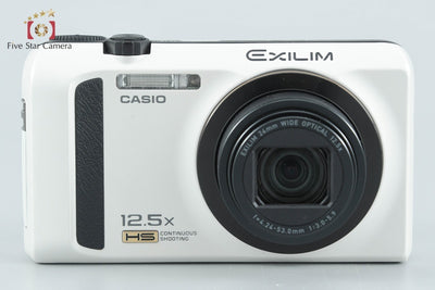 【中古】CASIO カシオ HIGH SPEED EXILIM EX-ZR300 ホワイト コンパクトデジタルカメラ 元箱付き