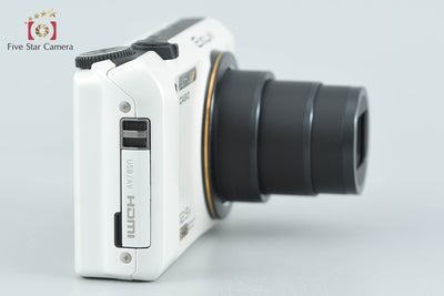 【中古】CASIO カシオ HIGH SPEED EXILIM EX-ZR300 ホワイト コンパクトデジタルカメラ 元箱付き