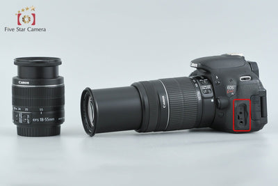 【中古】Canon キヤノン EOS Kiss X5 ダブルズームレンズキット