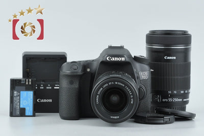 【中古】Canon キヤノン EOS 70D ダブルズームレンズキット