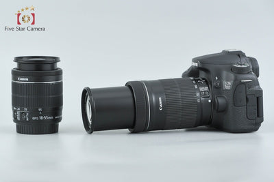 【中古】Canon キヤノン EOS 70D ダブルズームレンズキット