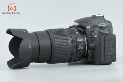 【中古】Nikon ニコン D90 AF-S DX NIKKOR 18-105mm G VR レンズキット シャッター回数僅少