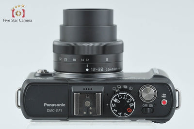 【中古】Panasonic パナソニック LUMIX DMC-GF1 エスプリブラック + G VARIO 12-32mm f/3.5-5.6 ASPH. MEGA O.I.S. H-FS12032