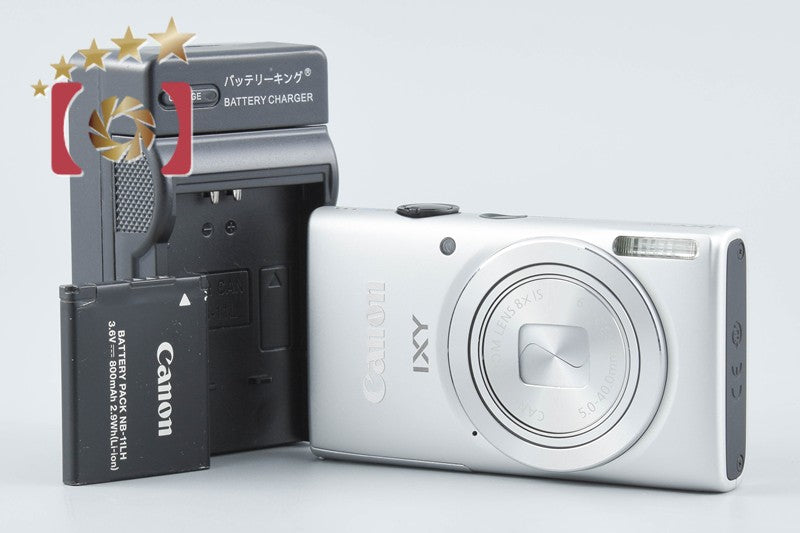 【中古】Canon キヤノン IXY 90F シルバー コンパクトデジタルカメラ