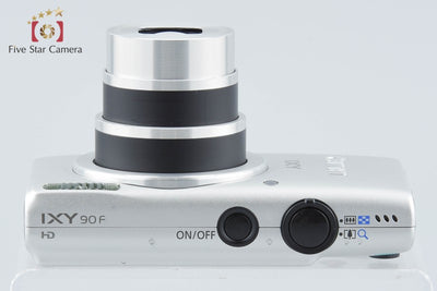 【中古】Canon キヤノン IXY 90F シルバー コンパクトデジタルカメラ