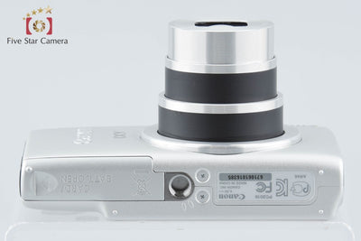 【中古】Canon キヤノン IXY 90F シルバー コンパクトデジタルカメラ