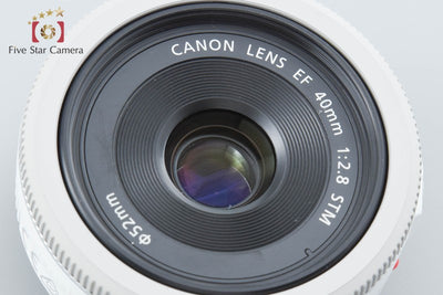【中古】Canon キヤノン EF 40mm f/2.8 STM ホワイト