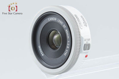【中古】Canon キヤノン EF 40mm f/2.8 STM ホワイト