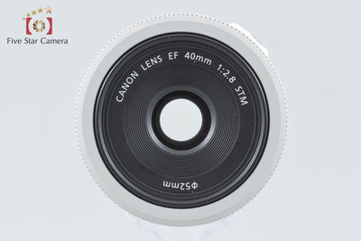 【中古】Canon キヤノン EF 40mm f/2.8 STM ホワイト