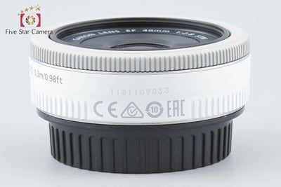 【中古】Canon キヤノン EF 40mm f/2.8 STM ホワイト