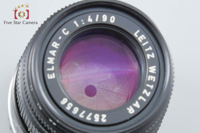 【中古】Leica ライカ ELMAR-C 90mm f/4 ライカMマウント 2026.9月 オーバーホール済み