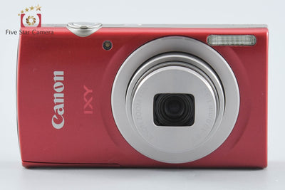 【中古】Canon キヤノン IXY 200 レッド コンパクトデジタルカメラ