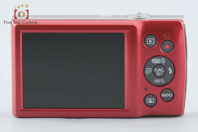 【中古】Canon キヤノン IXY 200 レッド コンパクトデジタルカメラ