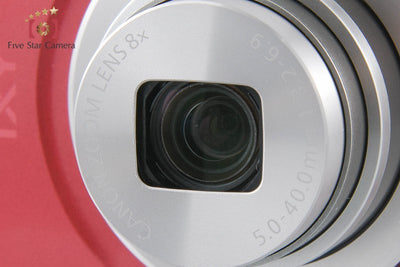 【中古】Canon キヤノン IXY 200 レッド コンパクトデジタルカメラ