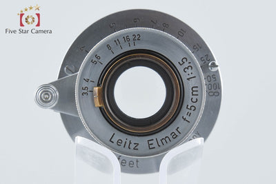 【中古】Leica ライカ ELMAR 50mm f/3.5 沈胴式 L39 ライカスクリューマウント 2026.9月 オーバーホール済み