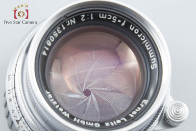 【中古】Leica ライカ Summicron 50mm f/2 沈胴式 ライカMマウント