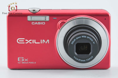 【中古】CASIO カシオ EXILIM EX-ZS28 レッド コンパクトデジタルカメラ