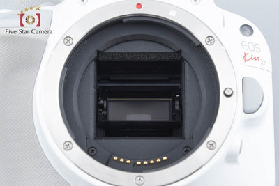【中古】Canon キヤノン EOS Kiss X7 ホワイト デジタル一眼レフカメラ