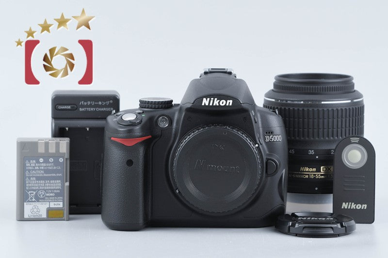 【中古】Nikon ニコン D5000 18-55 VR レンズキット シャッター回数僅少