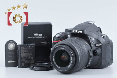 【中古】Nikon ニコン D5200 18-55 VR レンズキット ブラック