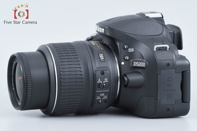 【中古】Nikon ニコン D5200 18-55 VR レンズキット ブラック
