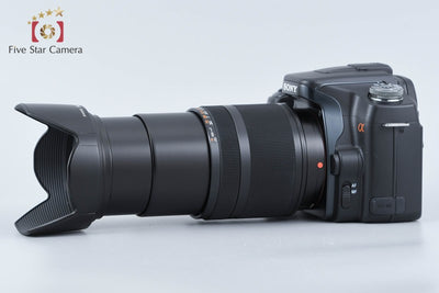 【中古】SONY ソニー α100 DSLR-A100 高倍率ズームレンズキット ブラック