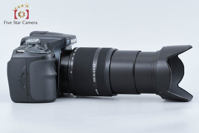 【中古】SONY ソニー α100 DSLR-A100 高倍率ズームレンズキット ブラック