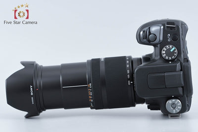 【中古】SONY ソニー α100 DSLR-A100 高倍率ズームレンズキット ブラック
