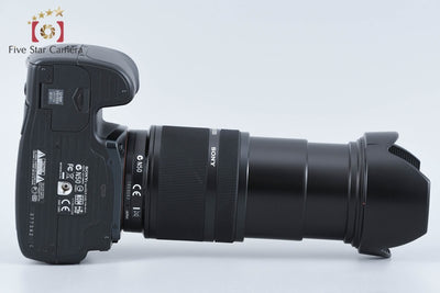 【中古】SONY ソニー α100 DSLR-A100 高倍率ズームレンズキット ブラック