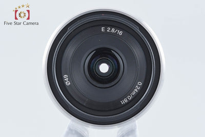 【中古】SONY ソニー E 16mm f/2.8 SEL16F28