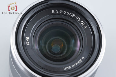 【中古】SONY ソニー E 18-55mm f/3.5-5.6 OSS SEL1855 シルバー