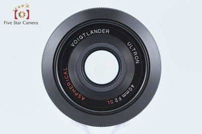【中古】Voigtlander フォクトレンダー ULTRON 40mm f/2 SL Aspherical キヤノン用
