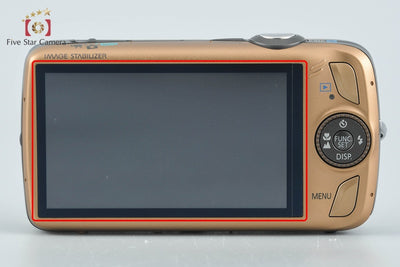 【中古】Canon キヤノン IXY Digital 930 IS ブラウン コンパクトデジタルカメラ 元箱付き