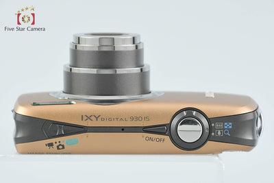【中古】Canon キヤノン IXY Digital 930 IS ブラウン コンパクトデジタルカメラ 元箱付き