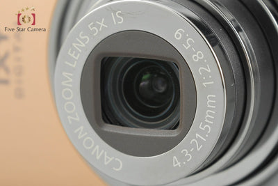 【中古】Canon キヤノン IXY Digital 930 IS ブラウン コンパクトデジタルカメラ 元箱付き