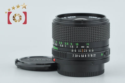 【中古】Canon キヤノン New FD 35mm f/2 2026.9月 オーバーホール済み