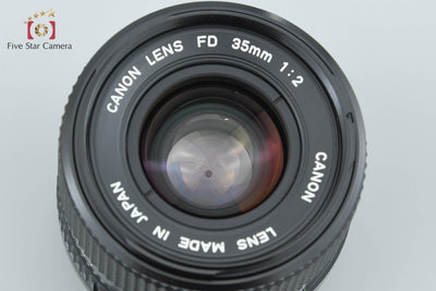 【中古】Canon キヤノン New FD 35mm f/2 2026.9月 オーバーホール済み