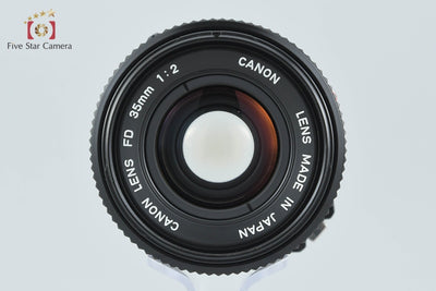 【中古】Canon キヤノン New FD 35mm f/2 2026.9月 オーバーホール済み