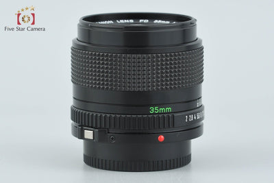 【中古】Canon キヤノン New FD 35mm f/2 2026.9月 オーバーホール済み