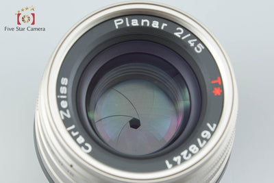 【中古】CONTAX コンタックス Carl Zeiss Planar 45mm f/2 T*