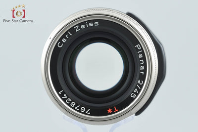 【中古】CONTAX コンタックス Carl Zeiss Planar 45mm f/2 T*