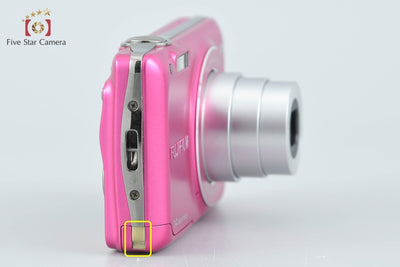 【中古】FUJIFILM 富士フイルム FINEPIX JX500 ピンク コンパクトデジタルカメラ