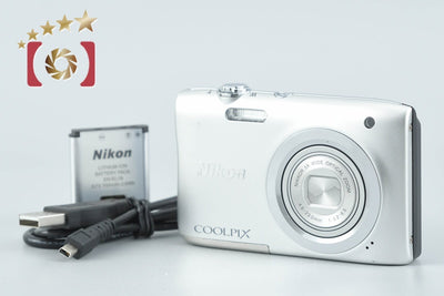 【中古】Nikon ニコン COOLPIX A100 シルバー コンパクトデジタルカメラ