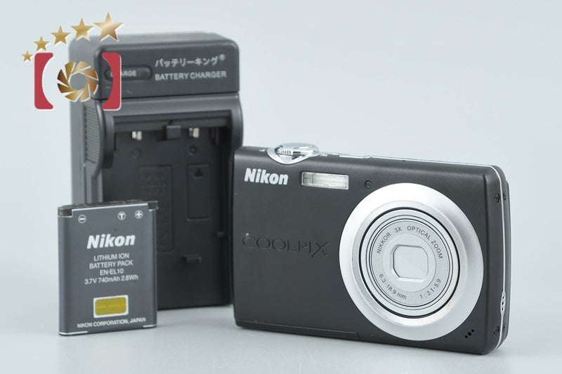 【中古】Nikon ニコン COOLPIX S203 ブラック コンパクトデジタルカメラ