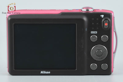 【中古】Nikon ニコン COOLPIX S3300 ストロベリーピンク コンパクトデジタルカメラ