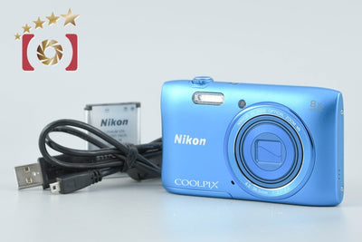【中古】Nikon ニコン COOLPIX S3600 コバルトブルー コンパクトデジタルカメラ